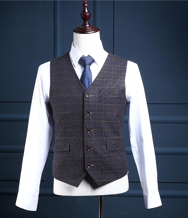 送料無料 フォーマルスーツ メンズスーツ チェック柄 3点セット ジャケット ベスト パンツ 二つボタン ビジネススーツ メンズ スーツ スリーピース セットアップ 結婚式 披露宴 二次会 パーティー 通勤 スリムスーツ 春夏秋冬 冠婚葬祭 カジュアル 上下セット イギリス風