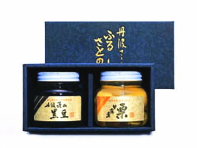 【丹波直品】 丹波篠山詰め合わせA 【内容詳細】 ・丹波篠山黒豆煮 ・栗甘露煮