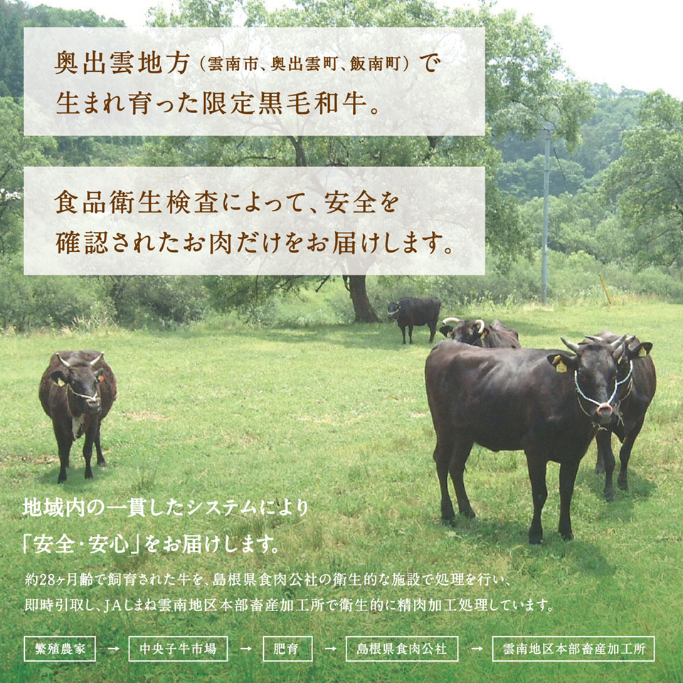 楽天市場 農家応援 奥出雲和牛 4種食べ比べ Bセット ヒウチ フランク ササバラ カイノミ イチボ 各150g 計600g 送料別 冷蔵便 奥出雲うんなんいただきます