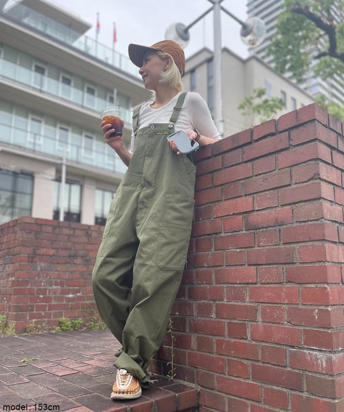 日本製 ガーデニング オーバーオール サロペット オールインワン レディース メンズ シンプル ワーク 無地 かわいい 可愛い かっこいい おしゃれ ボトム カジュアル 12,320円