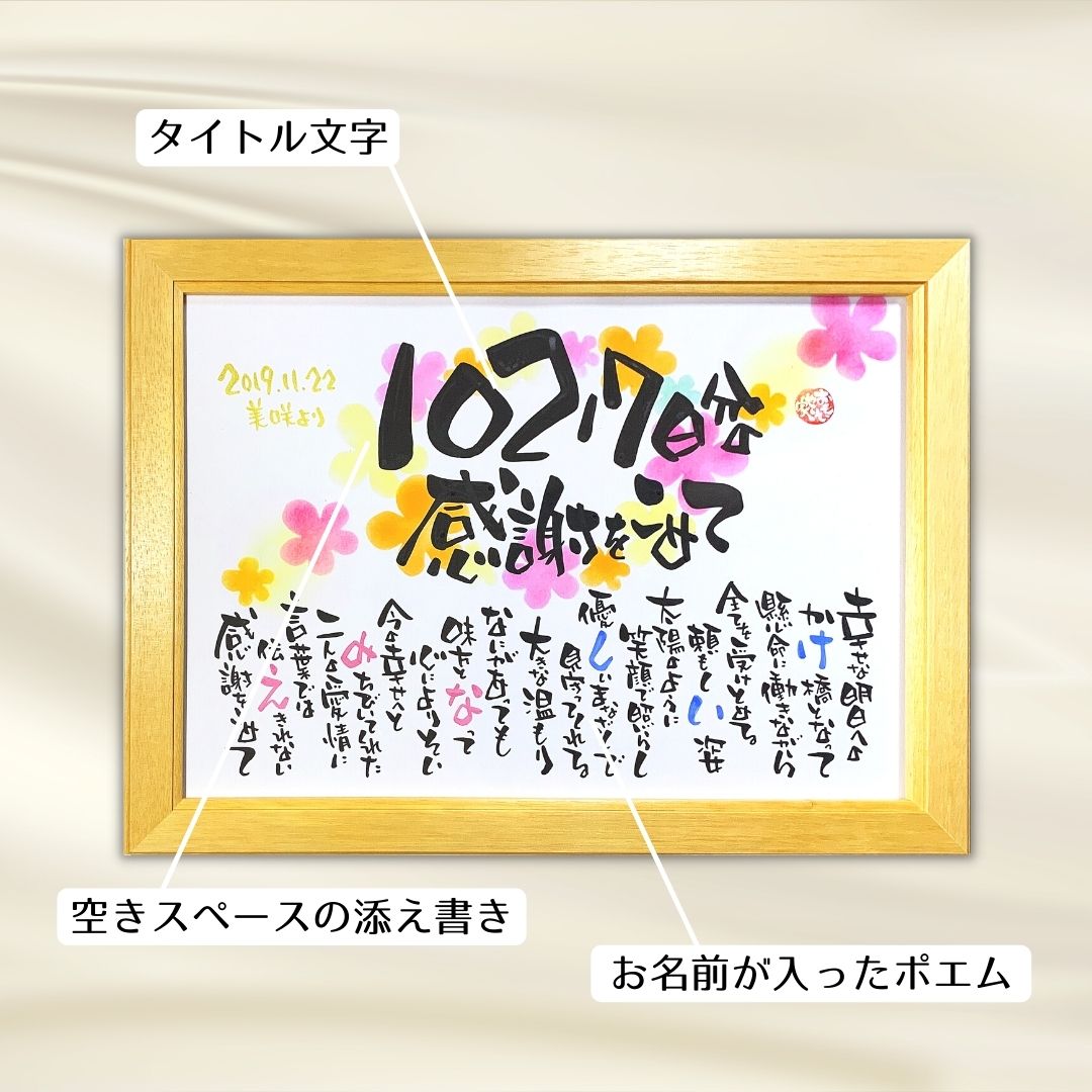 楽天市場 感謝状 日数 おもいやりポエム 推奨サイズ 名入れ 1人 2名様 名前入り ポエム 感謝状 両親 結婚式 プレゼント 贈呈品 記念品 子育て 感謝状 子育て卒業証書 名前詩ギフト おもいやり家
