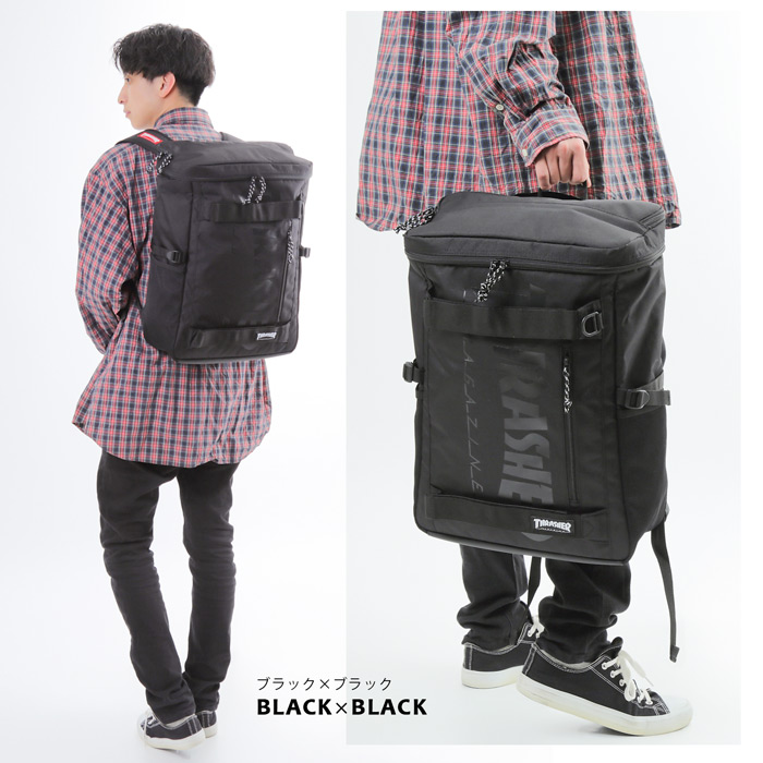 日本製 スクエアリュックサック スクエア 30l Backpack Box Series 12 17までpoint10倍 Benchmark スラッシャー 女 男 ユニセックス お洒落 New 新作 ビッグサイズ ロゴ トレンド 人気 鞄 部活 デオドランド ブラック リュックサック リュック 男女兼用バッグ Www