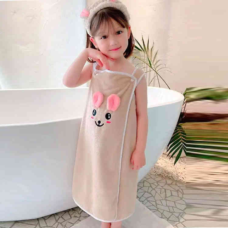 市場 男の子 キッズ おしゃれ プールタオル 子供用 タオル ウサギ ヘアバンド 着替えタオル バスタオル 巻きタオル