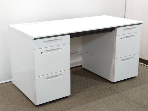 在庫5台 美品 両袖机 コクヨ isシリーズ W1400 D650 H720 中古