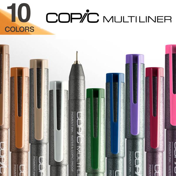 楽天市場】コピック マルチライナー COPIC コピックペン 水性