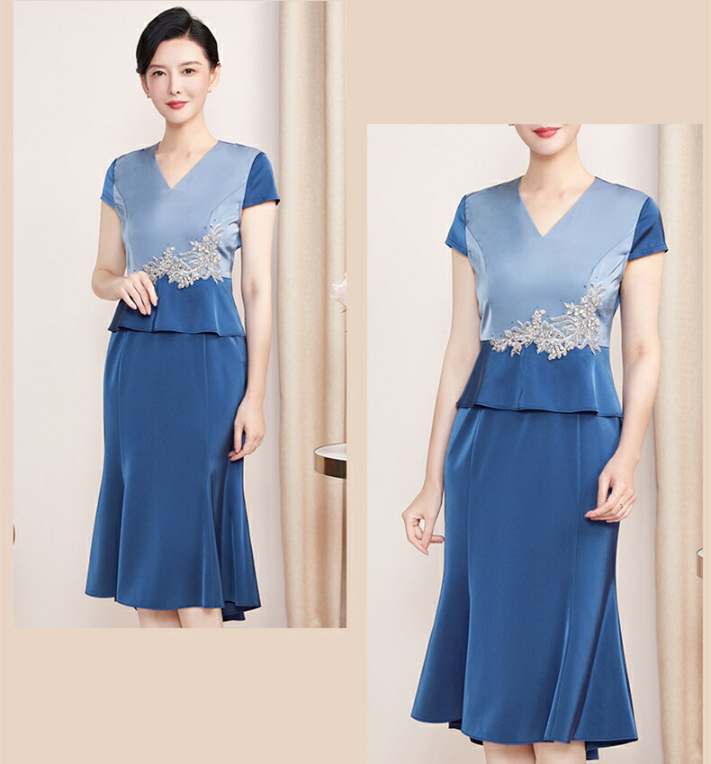 フォーマル着衣 50値段 一緒になる婚礼 ワン安穏 袖あり 血縁集団 嬶 フォーマルワンピース 60代 40代 30代 70代 長上 党派ドレス ロング 大き大きさ 青碧 九夏 顔合わせ 母さん ワンピース ドレス ロングドレス お祖母さま 叔母 夏 夏秋節 三春 ミモレ身の丈 お呼ばれ