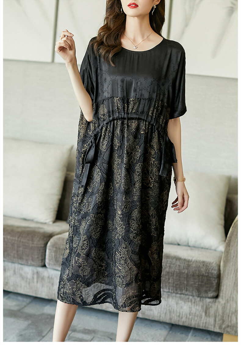 フォーマルドレス 50代 結婚式 ワンピース 袖あり 夏 親族 ミセス フォーマルワンピース 60代 40代 30代 70代 シニア パーティードレス ロング 大きいサイズ ブラック 顔合わせ 母親 ドレス ロングドレス お宮参り 祖母 服 叔母 ミモレ丈 お呼ばれ 結納 オケージョン