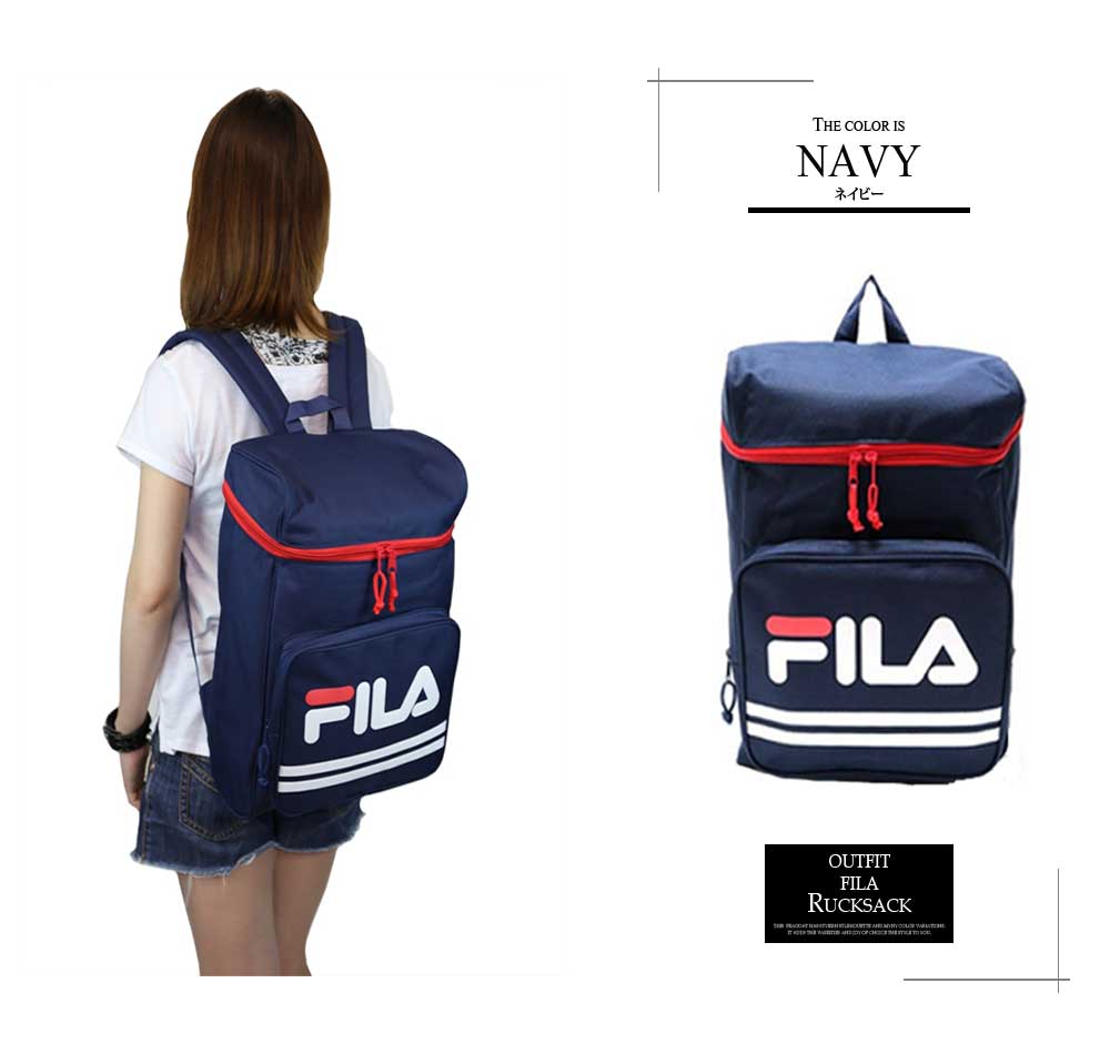 【楽天市場】【ポイント10倍】 FILA フィラ リュック レディース メンズ ロゴ ブラック ホワイト レッド ネイビー かわいい おしゃれ