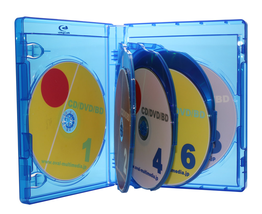 楽天市場】ブルーレイケース 5枚収納 22mm厚 Blu-rayDiscケース クリア