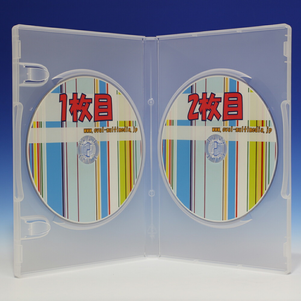 正規店仕入れの 楽天市場 日本製 15mm厚 ポップマンボウトールケース2枚収納クリア50個 オーバルマルチメディア楽天市場店 送料無料 Imis Ma