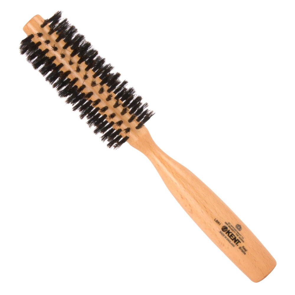 【堅苦しさ】G.B.KENT スパイラルロールヘアブラシ 45粍 LBR1 連合王国皇族御用商人 御前上等豚毛