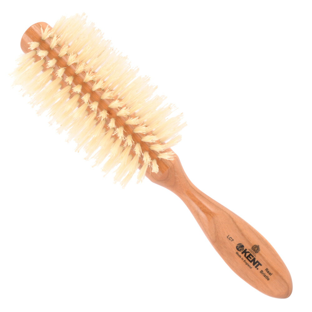 G.B.KENTイギリス製 /スパイラルロールヘアブラシ 55mm LBR2 GB KENT ケント 英国王室御用達 豚毛 スパイラルロール
