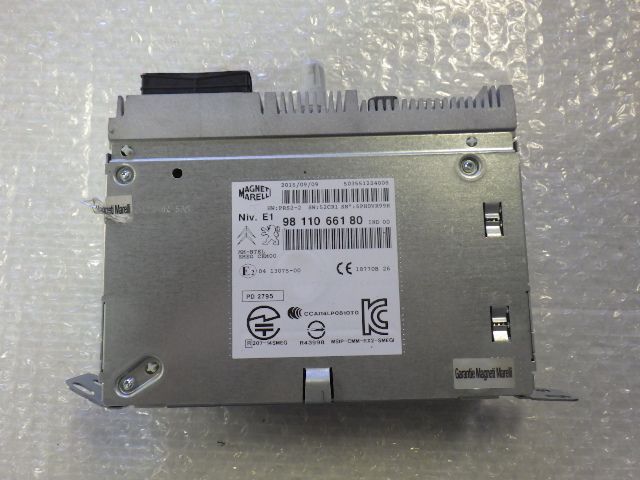 ★プジョー208 スタイル A9HM01★オーディオコントロールユニット アンプ 純正 中古 MM-BTEL 9811066180｜PartsportAP 店