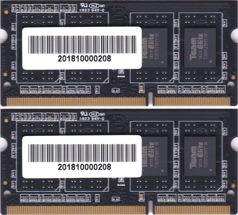 【楽天市場】【ポイント2倍】Team Group PC3-12800S (DDR3-1600) 4GB x 2枚組み 合計8GB SO