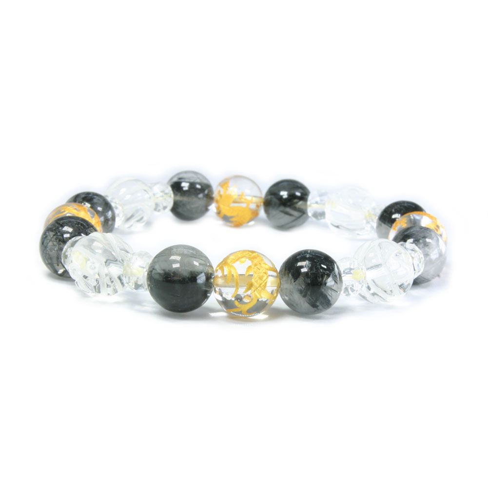 楽天市場】【八体仏 ご本尊】ルチルクォーツブレスレット 針水晶