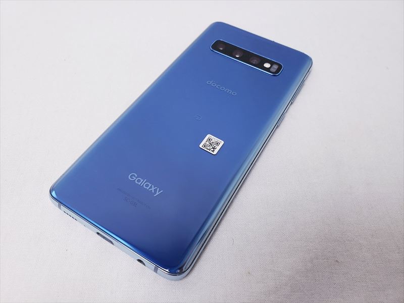 (中古) SC-03L プリズム青碧 /Galaxy S10 【SIM鍵を掛ける取りけす品】、docomo