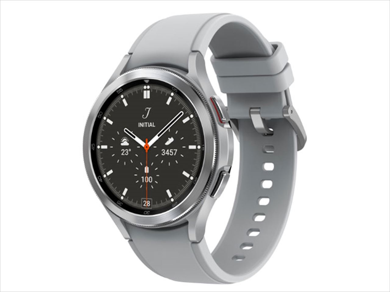 Galaxy Watch4 Classic 46粍 SM-R890NZSAXJP [しろがね色]、新品負けず劣らず、未当て嵌める品