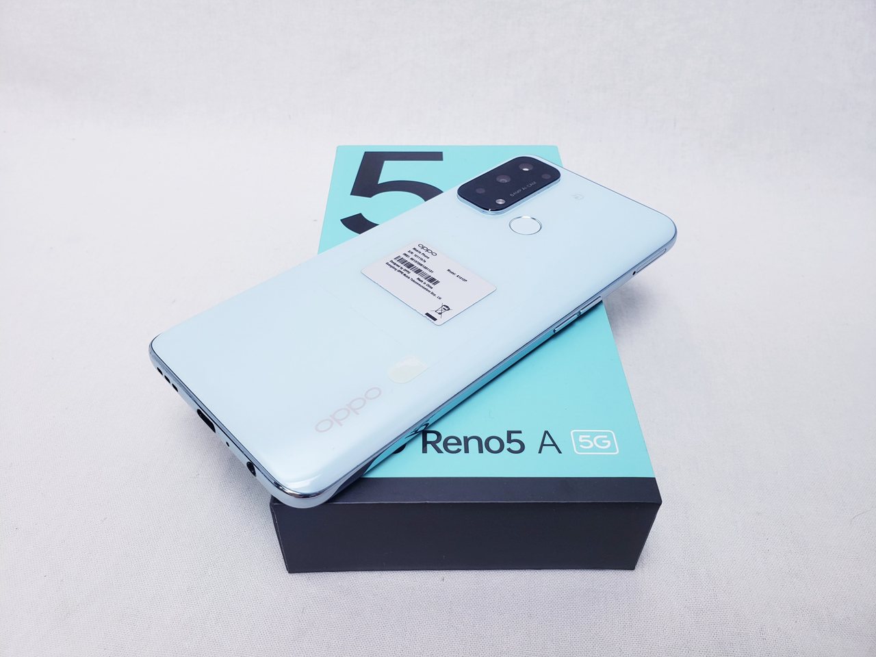 (中古) OPPO Reno5 A アイスブルー /A101OP 【Y!mobile SIMFREE】、Ymobile