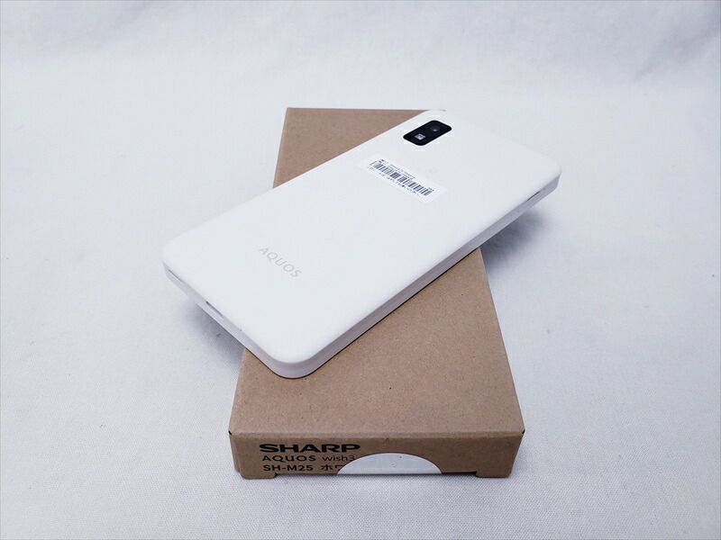 (中古) AQUOS wish3 ホワイト /SH-M25 【版 SIMFREE】、SIMフリー 12,411円