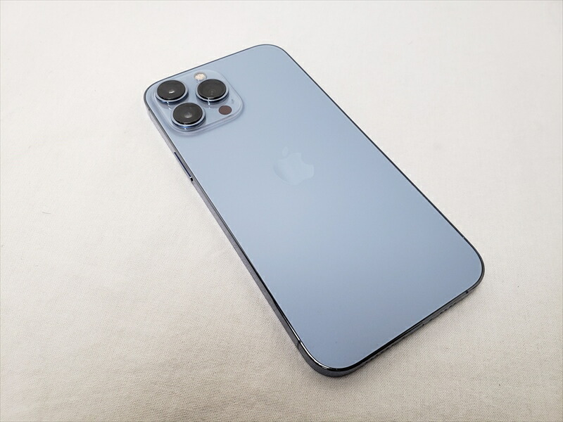 (中古) iPhone13 Pro Max 512GB シエラブルー /MLJX3J/A 【国内版 SIMFREE】、SIM無償性