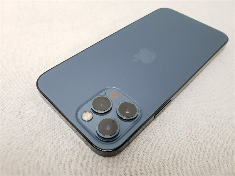 (中古) iPhone12 Pro 256GB パシフィック青み /NGMD3J/A  【SIM鍵を掛ける取りけす品】、au