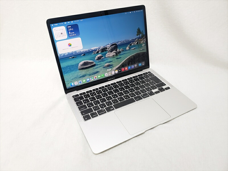 (中古) MacBook Air 13.3 M1(8C/7C) 8GB/256GB MGN93J/A Late 2020 しろがね色