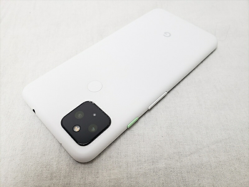 (中古) Pixel4a (5G) クリアリーホワイト 6GB/128GB Softbank 【SIMロック解除品】、softbank｜PCワンズ