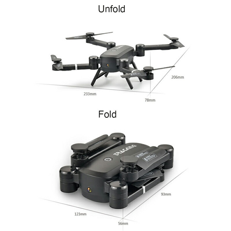 送料無料】Folding UAV Real 折り畳みドローン Wifi カメラ付き