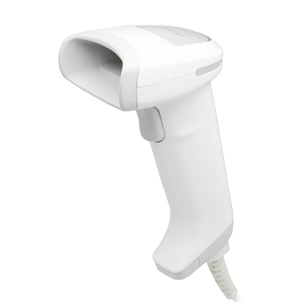 【オプトエレクトロニクス】L-46X-V-WHT-RS232C 抗菌仕様 2次元コードスキャナ（RS232C・白） パスポートOCR読取り標準対応♪