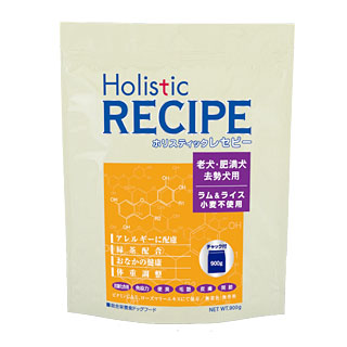 【ホリスティックレセピー】ラム＆ライスシニア　6.4kg (400g×16)