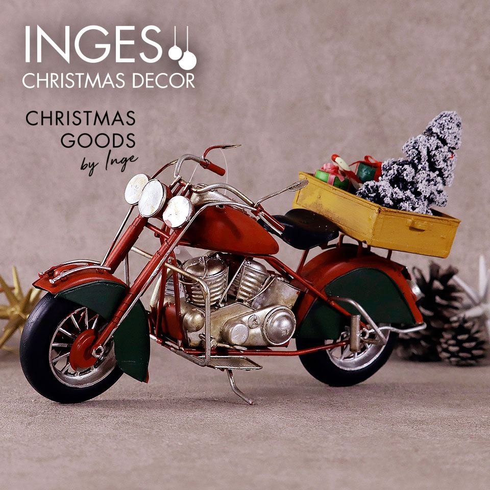 楽天市場 Inge Glas バイク J 赤 レッド クリスマス オールドバイク アンティーク加工 Withツリー プレゼントボックス Christmas Motorbike Red 26 5 Cm ヴィンテージ 男性向けクリスマスプレゼント 彼氏へ 夫へ 父へ ドイツ直輸入 ヨーロッパ ピカキュウhome