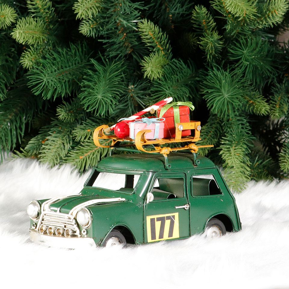 楽天市場 Inge Glas カー B グリーン クリスマス オールドカー アンティーク加工 Withプレゼントボックス Christmas Car With Presents Green 16cm ヴィンテージカー 男性向けクリスマスプレゼント 彼氏へ 夫へ 父へ ドイツ直輸入 ヨーロッパ ピカキュウhome