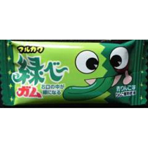楽天市場】緑ベーガム（青りんご味） 50入【駄菓子】 : イベント企画