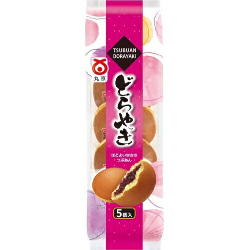 丸京 つぶあんどら焼き 5個×8袋