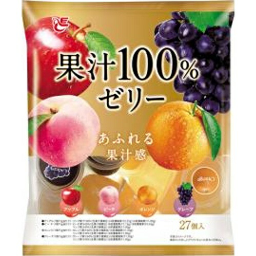 エースベーカリー 果汁100%ゼリー 27個×16袋