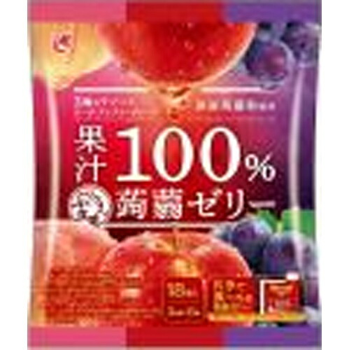 エースベーカリー 果汁100%蒟蒻ゼリー 18個×16袋