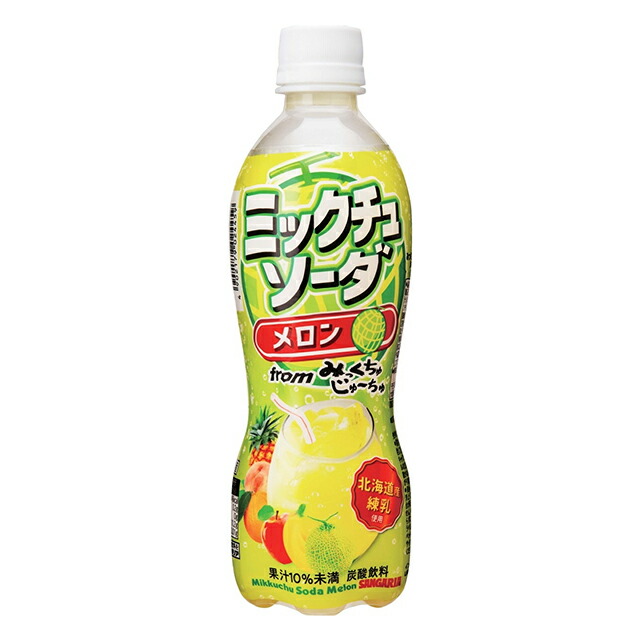 楽天市場】南山鉱泉所 メロンソーダ220g瓶×2ケース（全48本）送料無料