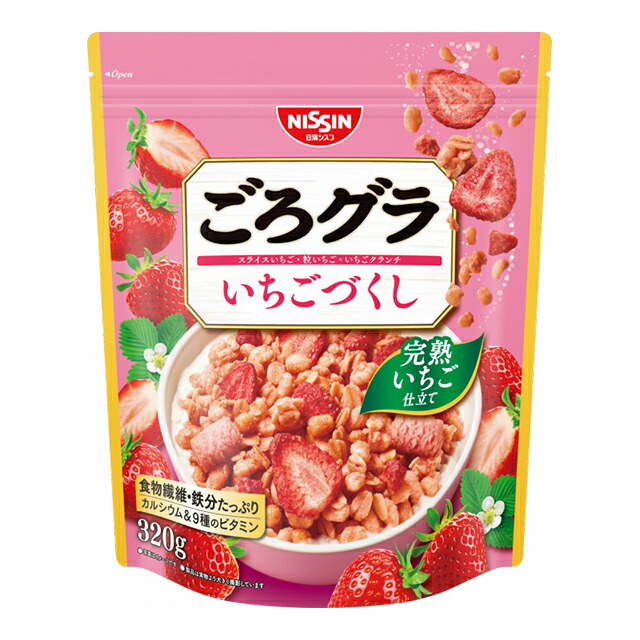 日清シスコ ごろグラ いちごづくし 320g×8個（3月中旬頃入荷予定） 5,198円