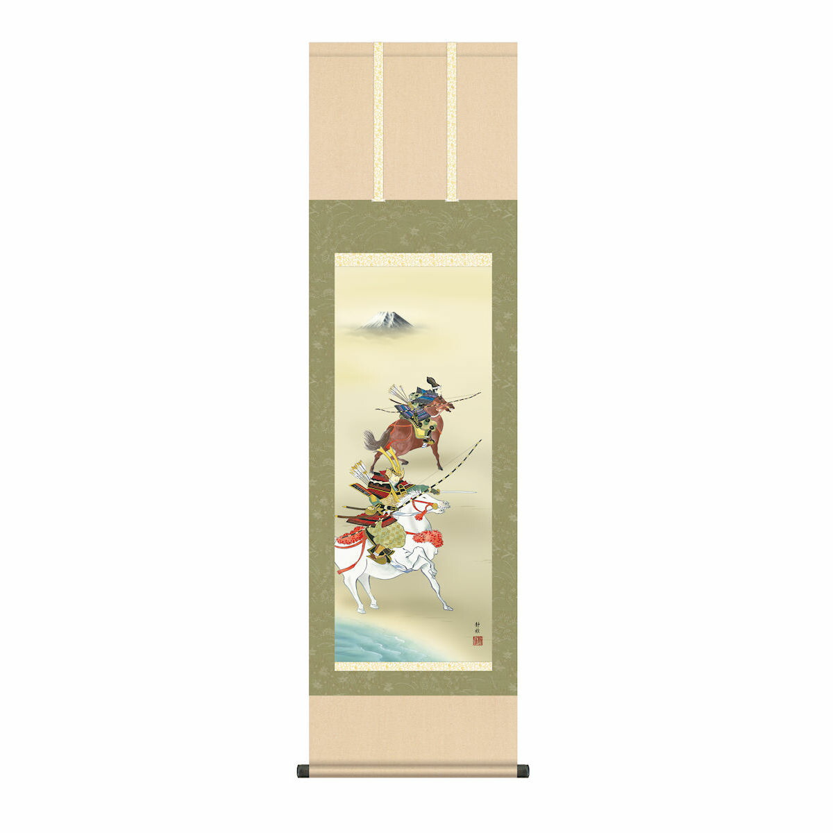 節句掛軸〕〔祝い掛軸〕こどもの日（端午の節句）掛け軸 阿倍 静雅