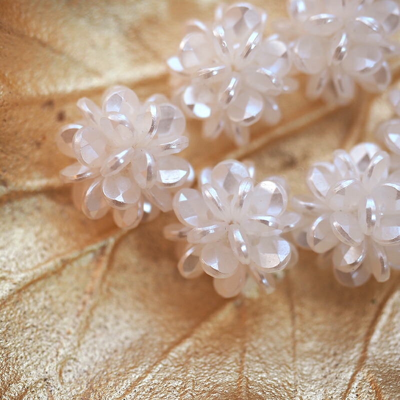 楽天市場 2個セット ホワイトフラワーボールビーズ ビーズ 花 ピアス イヤリング アクセサリー パーツ ハンドメイド 手芸 フラワー クリスタル ネックレス 白 グレー タッセル 手芸用リボンのお店 Ponz Shop