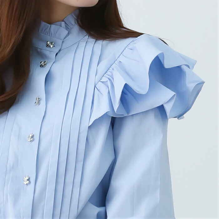 Sister Jane シスタージェーン ブラウス VICTORIA PEARL BLOUSE BLD154 レディース 長袖 シャツ パール 装飾 フリルカラー IvoryWhite 楽天市場】Sister Jane シスタージェーン ブラウス VICTORIA