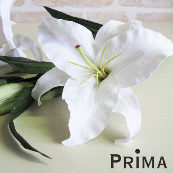 楽天市場 カサブランカ 百合 H 12本セット造花 Prima フラワーアレンジメント 枝 葉 実 花 アレンジ フェイク アートフラワー シルクフラワー 花材 装花資材 Prima Greenpark