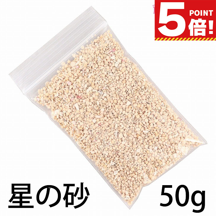【楽天市場】【P5倍!お買い物マラソンCPあり】 星の砂 星砂 天然 沖縄産 約1~3mm 大容量 50g 【 マリンパーツ マリン 海 夏 ...