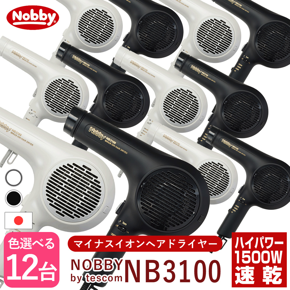 驚きの値段で Nobby ノビー マイナスイオンヘアードライヤー NB3100