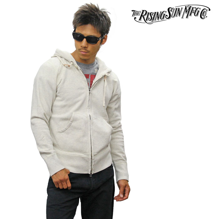 楽天市場 Rising Sun ライジングサン Hoodie Zip パーカー Rsmk037 Oat ビックスマーケット