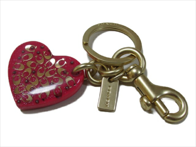 New限定品 スペシャル コーチ キーホルダー キーチェーン チャーム シグネチャー ハート キーホブ Coach Signature Heart Key Fob F Gdbce 希少 Www Jerad Org