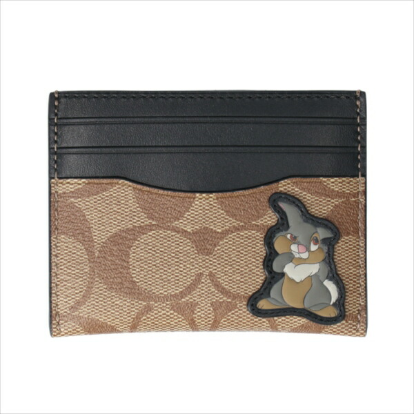 最高の 楽天市場 スペシャル コーチ カードケース ディズニー Coach Disney Thumper Slim Card Case Qbtal Qb Tan Black Queen Collection 安い購入 Fcipty Com