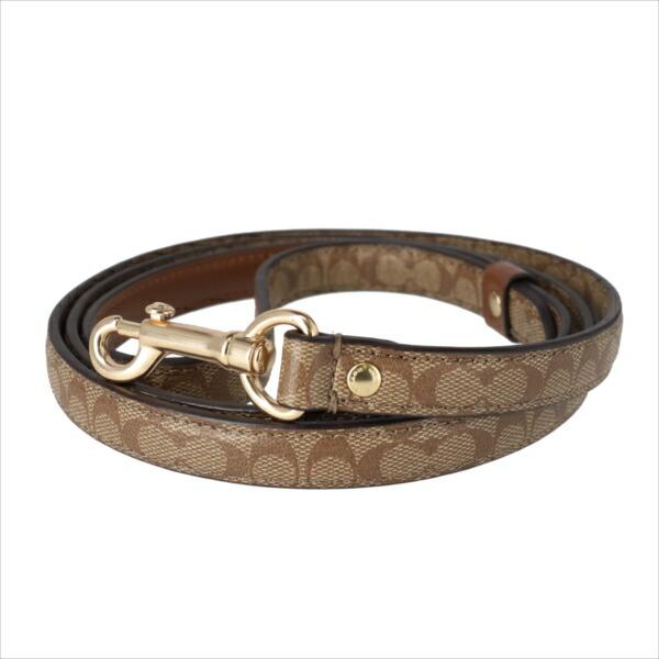 楽天市場】COACH/コーチ ミニシグネチャー DOGリード・Sサイズ