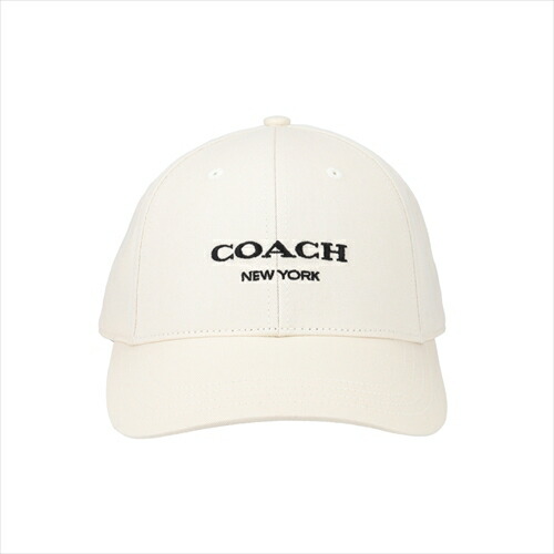 コーチ 帽子 キャップ COACH Embroidered Baseball Hat CAA64 CHK M/L Chalk｜Queen Collection 12,905円