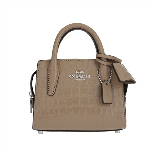 未使用美品 COACH アンドレア キャリオール CR105 クロコ調ショルダー COACH 国内発送 コーチ バッグ レディース ショルダーバッグ